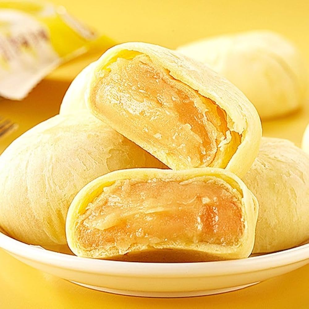 Banh Pia Chay Durian Cake (အနီ)